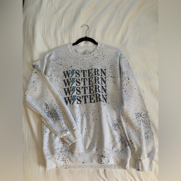 Western Oversized Crewneck - Picture 1 of 1